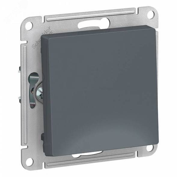 Выключатель одноклавишный ATLASDESIGN схема 1 10АХ механизм грифель (ATN000711)