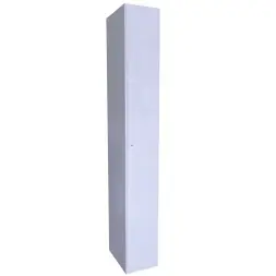 Металлический шкаф ХПГ 8 для СИЗ и противогазов 1870x260x380 мм с дверью Светло-серый