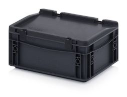 Евроконтейнер пластиковый ESD ED 32/12 HG, 30x20x13,5 см