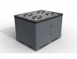 Разборный пластиковый контейнер Polybox 1470х1140