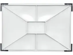 Ящик пластиковый морозостойкий перфорированный, 600x400x135 мм, 32,4 л, белый [120]