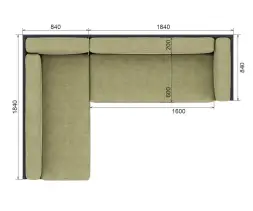 Диван «Comfort» угловой 3+3