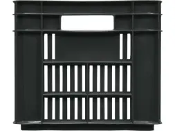 Ящик пластиковый перфорированный, 500x300x264 мм, 39,6 л, черный [112]