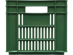 Ящик пластиковый перфорированный, 500x300x264 мм, 39,6 л, зеленый [112]