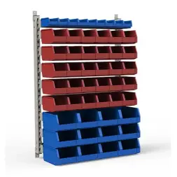 Стеллаж настенный №196 (1370х950х63)