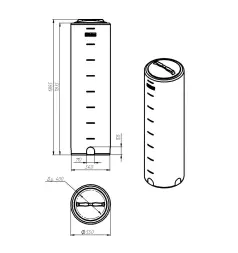 Емкость VD 400л под плотность до 1.5 г/см3