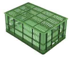 Пластиковый ящик под овощи 600х400х260 перфорированный
