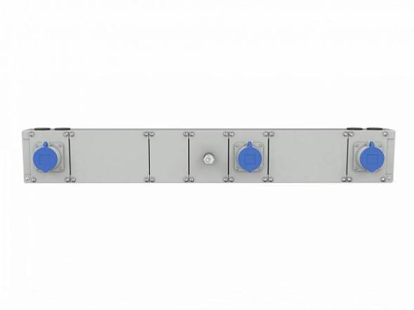 Шина для электропроводки ДВК1500 мм (230V x 3 / AIR)